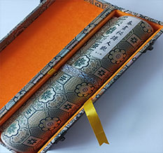 陆河书画装裱案例